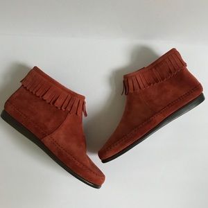 Aerosoles Burnt Orange Suede Linbo Mocassin